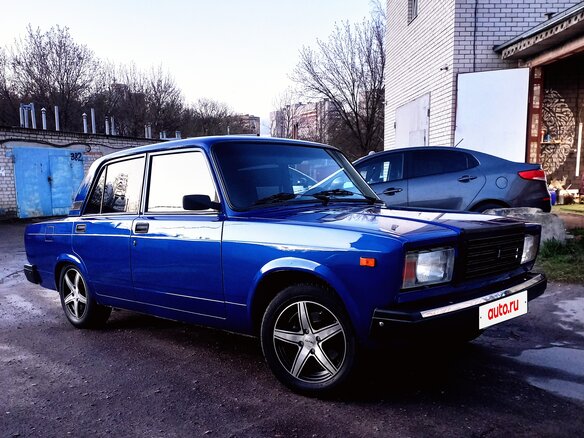1999 Lada (ВАЗ) 2107, синий, 240000 рублей - вид 1