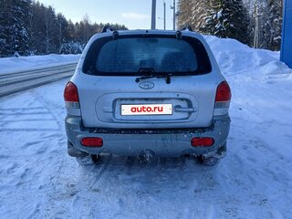 2004 Hyundai Santa Fe I, серебристый, 550000 рублей, вид 3