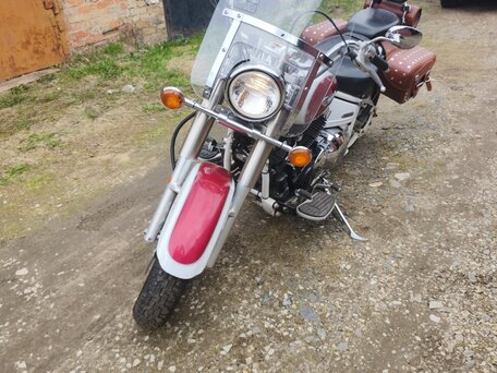 2001 Yamaha XVS400 Drag Star, белый, 350000 рублей, вид 1
