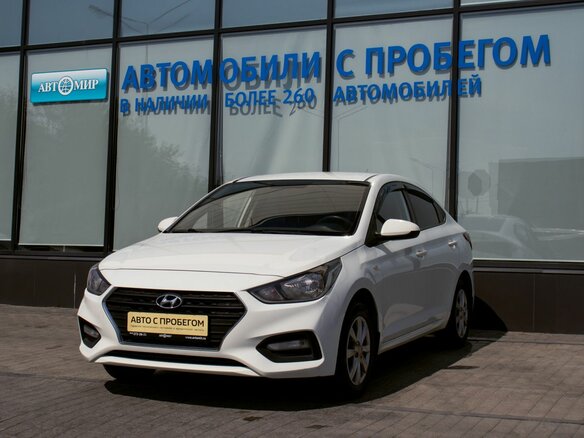 2018 Hyundai Solaris II, белый