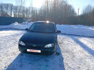 2010 Lada (ВАЗ) Kalina I, чёрный, 370000 рублей, вид 1