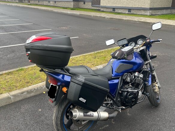 1998 Honda CB 400 Super Four, синий, 280000 рублей - вид 2