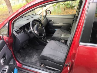2008 Nissan Tiida I, красный, 580000 рублей, вид 1