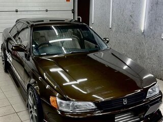 1992 Toyota Mark II VII (X90), коричневый, 1500000 рублей, вид 2