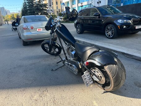 2004 American IronHorse Texas Chopper, чёрный, 2000000 рублей, вид 5