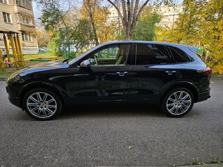 2016 Porsche Cayenne Diesel II Рестайлинг (958), синий, 5490000 рублей, вид 5