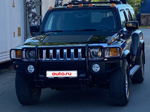 2008 Hummer H3, чёрный, 1680000 рублей - вид 7