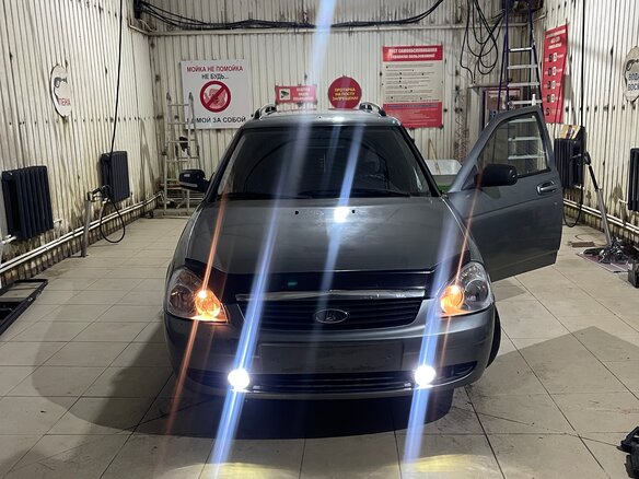 2011 Lada (ВАЗ) Priora I, серый, 270000 рублей - вид 1