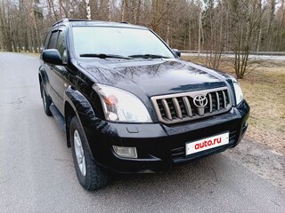 2008 Toyota Land Cruiser Prado 5-speed 120 Series Рестайлинг, чёрный, 2800000 рублей, вид 1