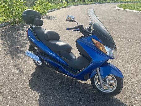 2003 Suzuki Burgman (SkyWave) 400, синий, 250000 рублей, вид 5