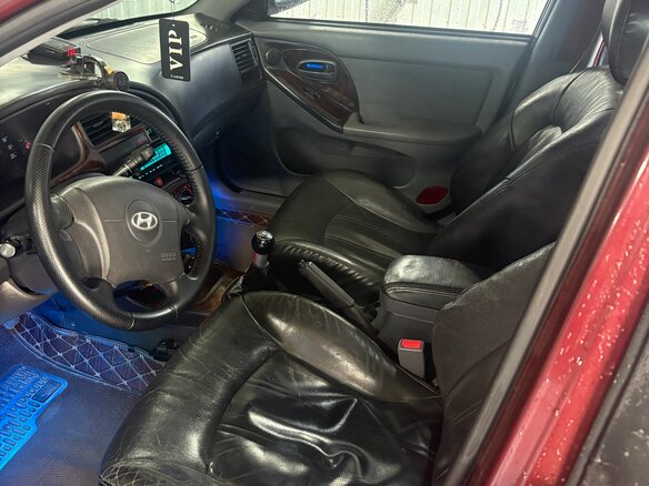 2008 Hyundai Elantra ТагАЗ III (XD2) Рестайлинг, красный, 310000 рублей - вид 4