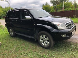 2006 Toyota Land Cruiser Prado 120 Series, чёрный, 1430000 рублей, вид 3