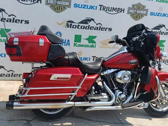 2008 Harley-Davidson Electra Glide, красный, 670000 рублей - вид 12
