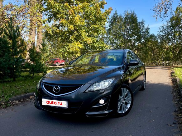 2010 Mazda 6 II (GH) Рестайлинг, серый - вид 2