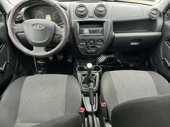 2013 Lada (ВАЗ) Granta I, красный, 275400 рублей - вид 12