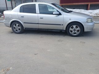 2000 Opel Astra G, серебристый, 245000 рублей, вид 2