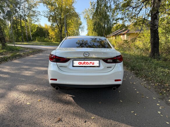 2015 Mazda 6 III (GJ) Рестайлинг, белый, 1870000 рублей - вид 3