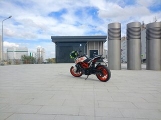 2018 KTM 390 Duke, белый, 360000 рублей, вид 4