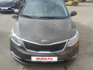2017 Kia Rio III Рестайлинг, коричневый, 910000 рублей, вид 1