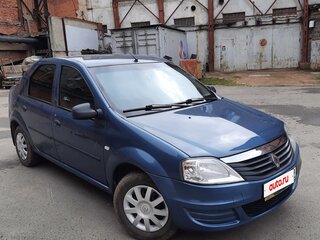 2011 Renault Logan I Рестайлинг, синий, 545000 рублей, вид 3