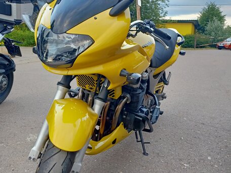 2003 Kawasaki ZR-7, жёлтый, 350000 рублей, вид 2