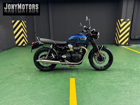 2023 Triumph Bonneville T100, синий, 1075000 рублей, вид 1