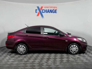 2012 Hyundai Solaris I, фиолетовый, 561000 рублей, вид 4