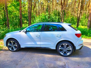 2021 Audi Q3 45 TFSI II (F3), белый, 2800000 рублей, вид 4