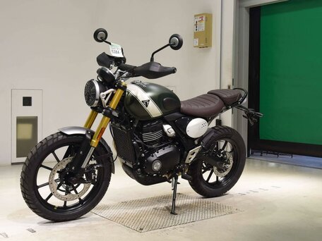 2025 Triumph Scrambler, зелёный, 695000 рублей, вид 4