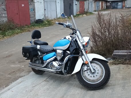 2009 Suzuki Boulevard C50, голубой, 620000 рублей, вид 4