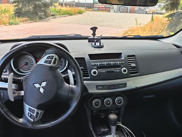 2008 Mitsubishi Lancer X, синий, 1000000 рублей - вид 12