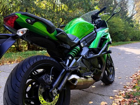 2015 Kawasaki Ninja 650, зелёный, 575000 рублей, вид 1