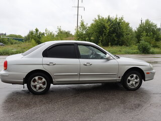 2001 Hyundai Sonata IV (EF), серый, 410000 рублей, вид 4