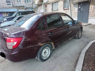 2012 Lada (ВАЗ) Granta I, красный, 140000 рублей, вид 4