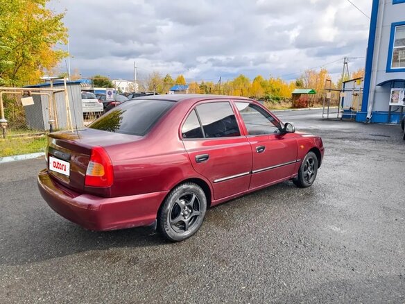 2008 Hyundai Accent ТагАЗ II, красный - вид 5