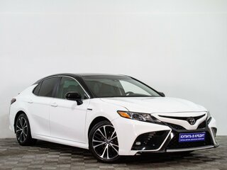 2018 Toyota Camry US Market VIII (XV70), белый, 2459000 рублей, вид 1