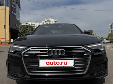 2021 Audi A6 45 TFSI V (C8), чёрный, 4299000 рублей, вид 4