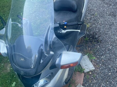 2002 Suzuki Burgman (SkyWave) 650, серебристый, 350000 рублей, вид 2