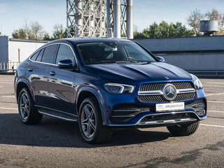 2020 Mercedes-Benz GLE Coupe 350 d II (C167), синий, 7389000 рублей, вид 4