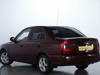 2008 Hyundai Accent ТагАЗ II, красный, 399000 рублей, вид 4