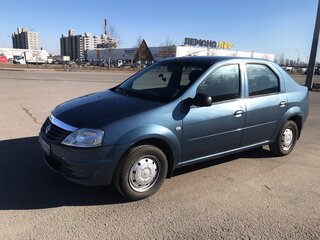 2014 Renault Logan I Рестайлинг, синий, 515000 рублей, вид 1