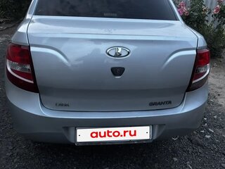 2014 Lada (ВАЗ) Granta I, серебристый, 630000 рублей, вид 5