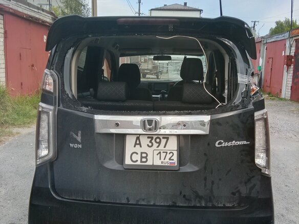 2014 Honda N-WGN I, чёрный - вид 7