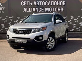 2010 Kia Sorento II, серебристый, 1340000 рублей, вид 3