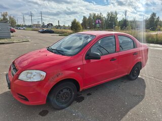 2009 Chevrolet Aveo I Рестайлинг, красный, 230000 рублей, вид 1