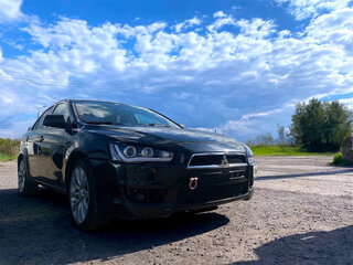 2008 Mitsubishi Lancer X, чёрный, 570000 рублей, вид 2