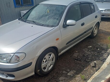 2001 Nissan Almera II (N16), серебристый, 300000 рублей, вид 1