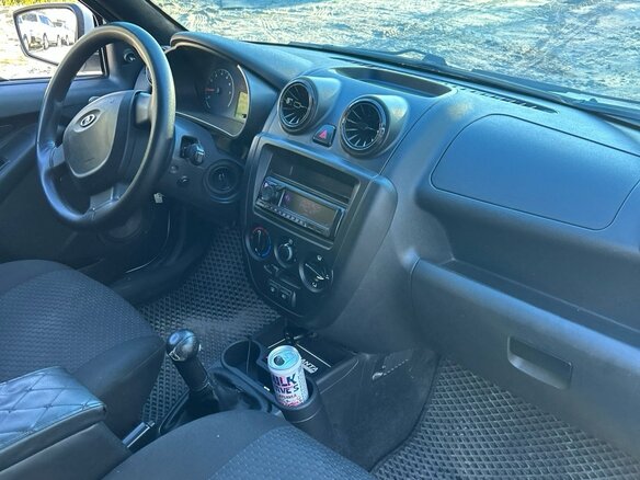 2012 Lada (ВАЗ) Granta I, белый, 300000 рублей - вид 5