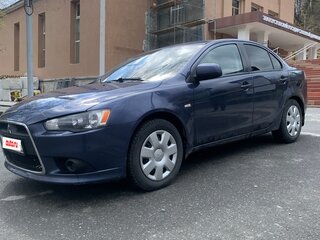 2011 Mitsubishi Lancer X Рестайлинг, синий, 535000 рублей, вид 3