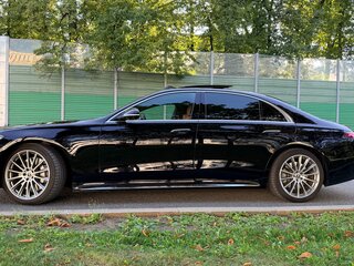 2021 Mercedes-Benz S-Класс 500 Long 4MATIC VII (W223), чёрный, 8420000 рублей, вид 3